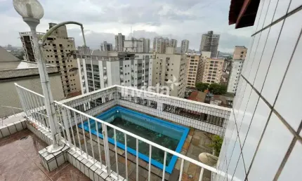 Cobertura com 4 quartos à venda no Ponta da Praia, Santos 