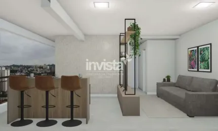 Apartamento com 2 quartos à venda no Ponta da Praia, Santos 