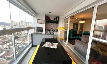 Apartamento com 3 quartos à venda no Ponta da Praia, Santos 