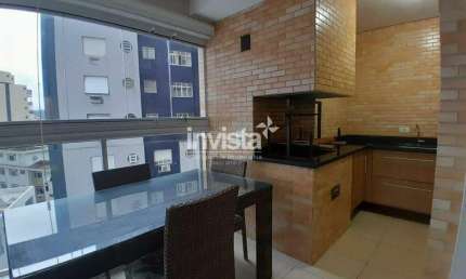 Apartamento com 3 quartos para alugar no Gonzaga, Santos 