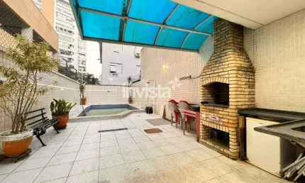 Casa com 4 quartos à venda no Ponta da Praia, Santos 
