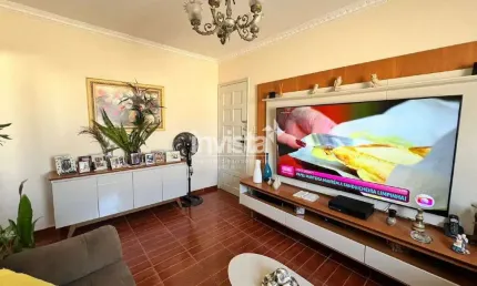 Apartamento com 2 quartos à venda na Vila Mathias, Santos 