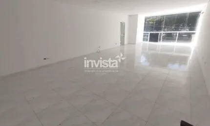 Sala comercial para alugar no Gonzaga, Santos 