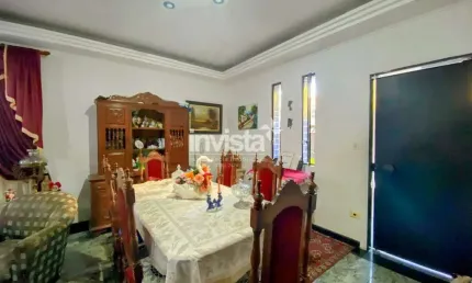 Casa com 4 quartos à venda no Embaré, Santos 