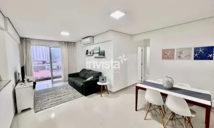 Apartamento com 2 quartos à venda no Marapé, Santos 