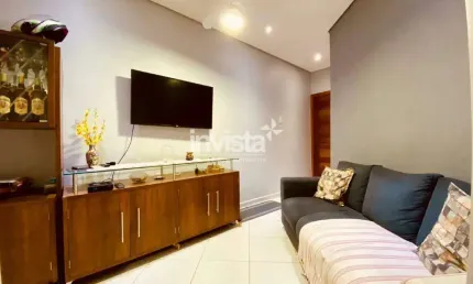 Apartamento com 2 quartos à venda na Vila Mathias, Santos 