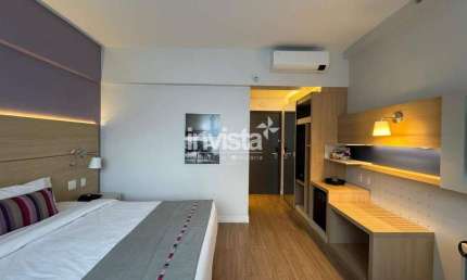 Apartamento com 1 quarto à venda no Pompéia, Santos 