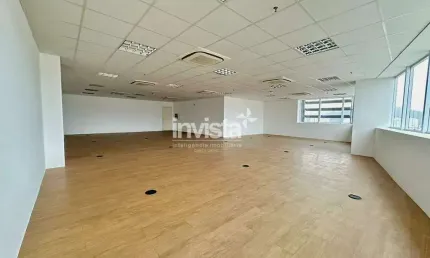 Sala comercial para alugar no Gonzaga, Santos 