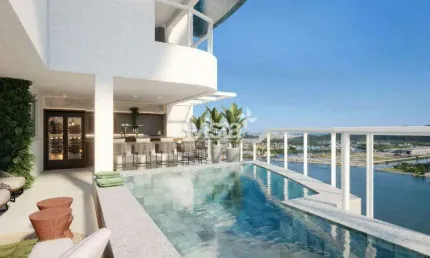 Cobertura com 3 quartos à venda no Ponta da Praia, Santos 