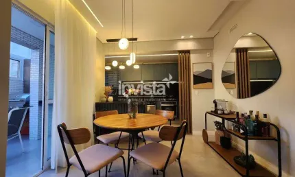 Apartamento com 2 quartos à venda no Boqueirão, Santos 