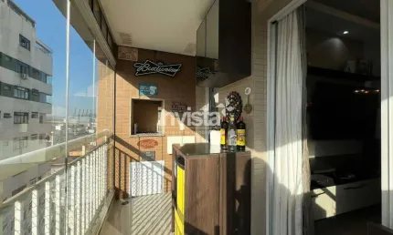 Apartamento com 2 quartos à venda no Macuco, Santos 