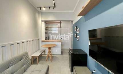 Apartamento com 1 quarto à venda no Embaré, Santos 