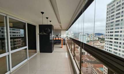 Apartamento com 3 quartos à venda no Embaré, Santos 