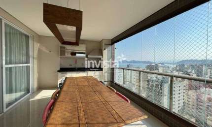 Apartamento com 3 quartos à venda no Embaré, Santos 