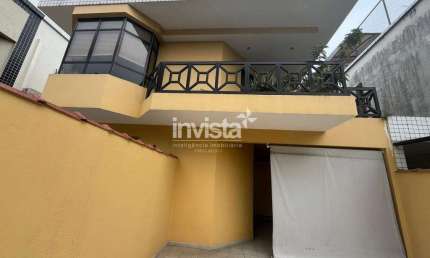 Casa com 3 quartos para alugar no Embaré, Santos 