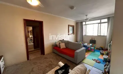 Apartamento com 2 quartos para alugar no Boqueirão, Santos 