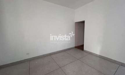 Casa com 1 quarto para alugar no Embaré, Santos 