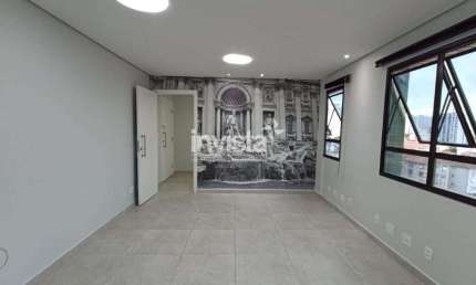 Excelente Sala Comercial com 46m² e banheiro em avenida comercializada em SANTOS