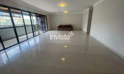 Apartamento com 4 quartos para alugar no Boqueirão, Santos 