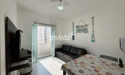 Apartamento com 1 quarto à venda no Embaré, Santos 