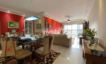 Apartamento com 3 quartos à venda no Campo Grande, Santos 
