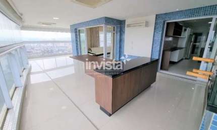 Apartamento com 4 quartos para alugar no Aparecida, Santos 