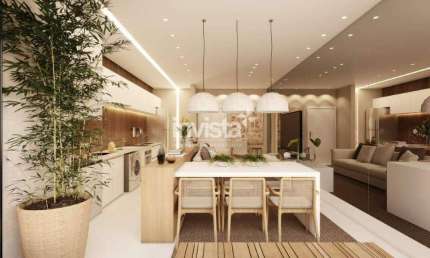 Apartamento com 2 quartos à venda no Encruzilhada, Santos 
