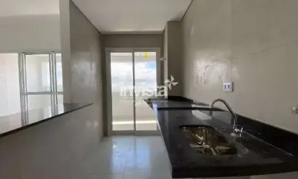 Locação apartamento 2 dormitórios no Residencial 9 de Julho - Marapé, Santos