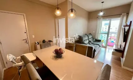 Apartamento com 2 quartos à venda no Estuário, Santos 
