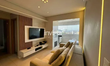 Apartamento com 2 quartos à venda no Boqueirão, Santos 
