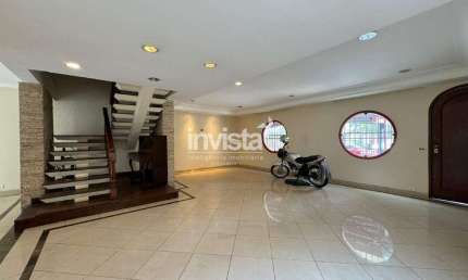 Casa com 4 quartos à venda no Ponta da Praia, Santos 