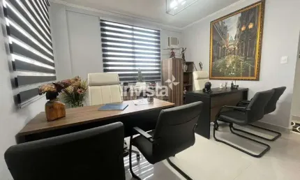 Sala comercial para alugar no Ponta da Praia, Santos 