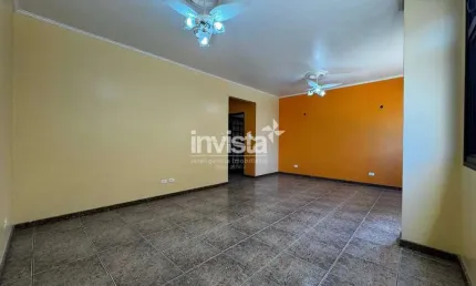 Apartamento com 3 quartos para alugar no José Menino, Santos 
