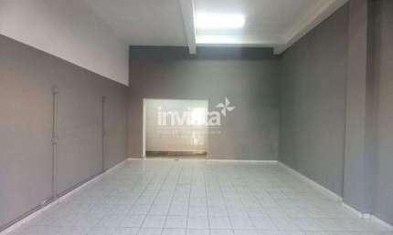 Loja/Ponto Comercial para Alugar com 23m² no Macuco em Santos