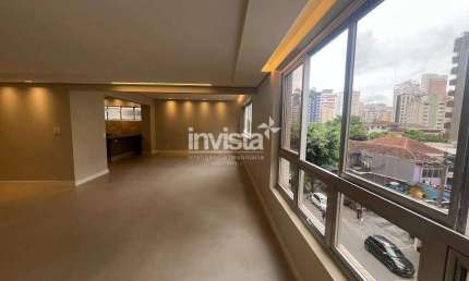 Apartamento com 3 quartos para alugar no Boqueirão, Santos 