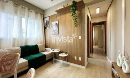 Apartamento com 2 quartos à venda no Estuário, Santos 