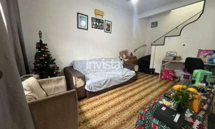Casa com 2 quartos à venda no Macuco, Santos 