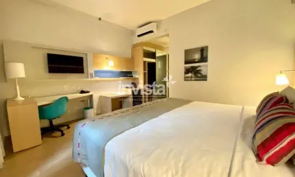 Apartamento com 1 quarto à venda no Pompéia, Santos 