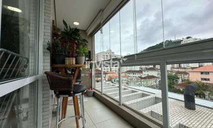 Apartamento com 2 quartos à venda no Marapé, Santos 
