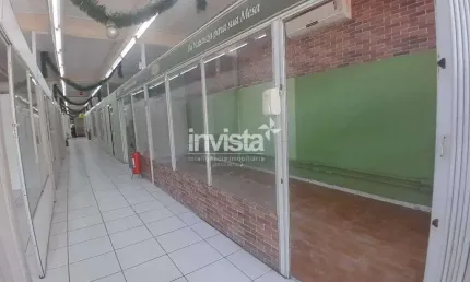 Ponto comercial para alugar no Gonzaga, Santos 