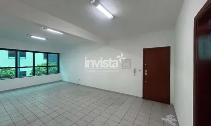 Sala comercial para aluguel no bairro macuco em santos