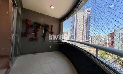 Apartamento com 4 quartos para alugar no Gonzaga, Santos 
