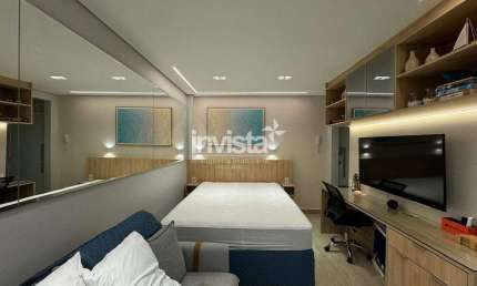 Apartamento com 1 quarto à venda no Embaré, Santos 