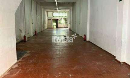Galpão Comercial com 200m² e 5 metros de pé direito para Alugar no Centro de Santos