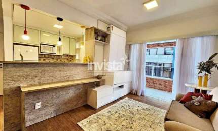 Apartamento com 1 quarto para alugar no Boqueirão, Santos 