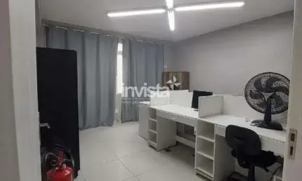 Sala comercial para alugar no Centro, Santos 