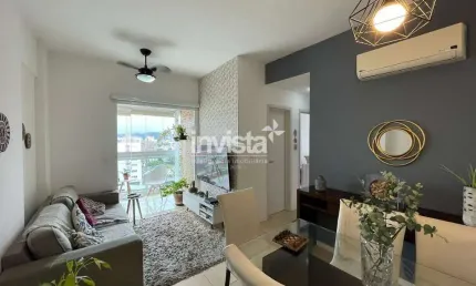 Apartamento com 2 quartos à venda no Estuário, Santos 