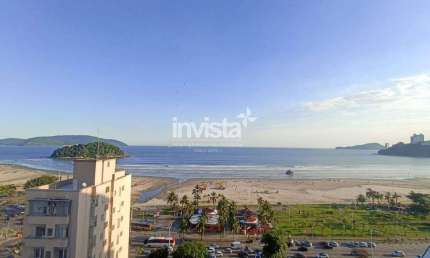 Apartamento Studio MOBILIADO com Vista Mar para Alugar no Itararé em São Vicente