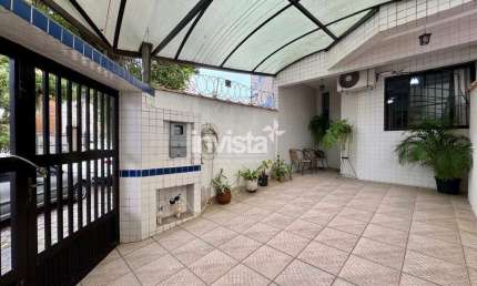 Casa com 3 quartos à venda no Embaré, Santos 