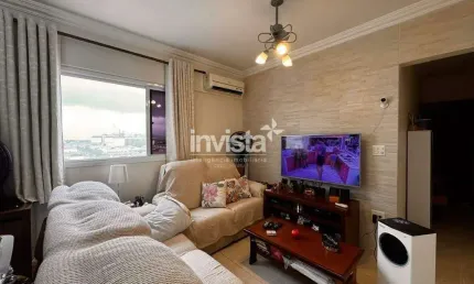 Apartamento com 2 quartos à venda no Estuário, Santos 